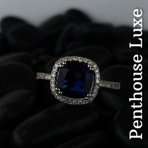 Blue Sapphire 925 Sterling Silver Ring